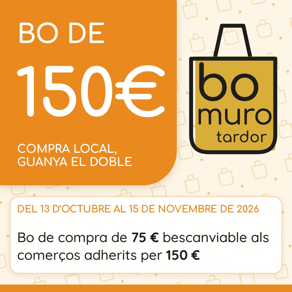 Bono de compra de 75€ canjeable en los comercios por 150€